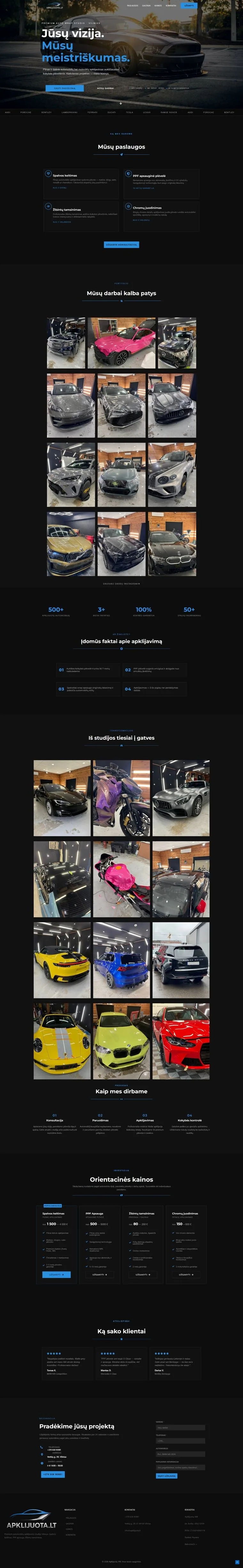 apklijuota.lt — automobilių apklijavimas